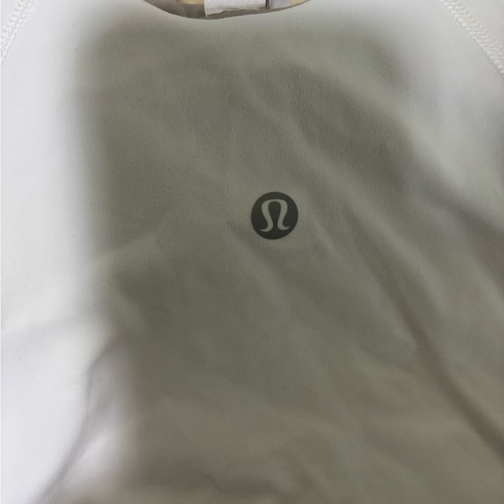 Lululemon Athletica White V-Neck Top - Picture 3 of 4